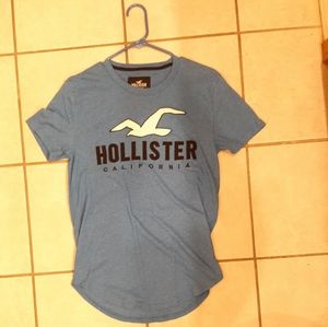Hollister Vibrant Blue shirt sleeve tee